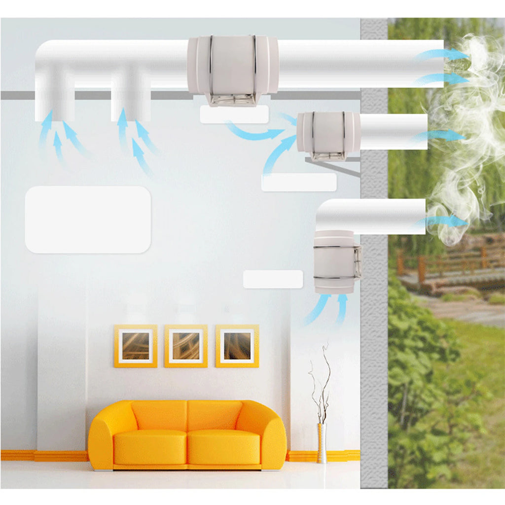 Ventilation 120V 35W Air Duct Fan Exhaust