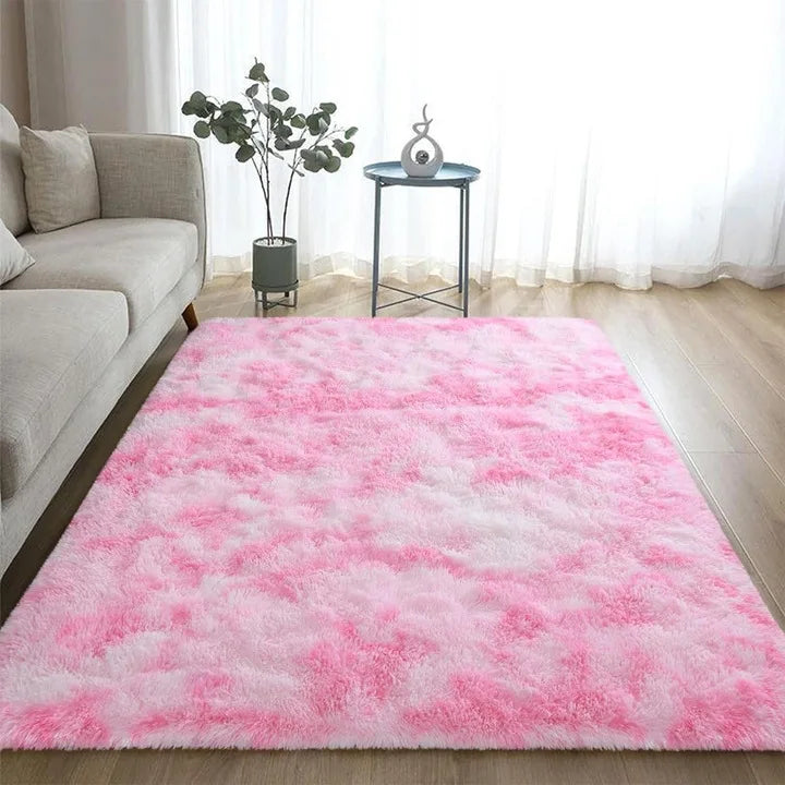 Super Soft Plush Tie Dye Velvet Rugs