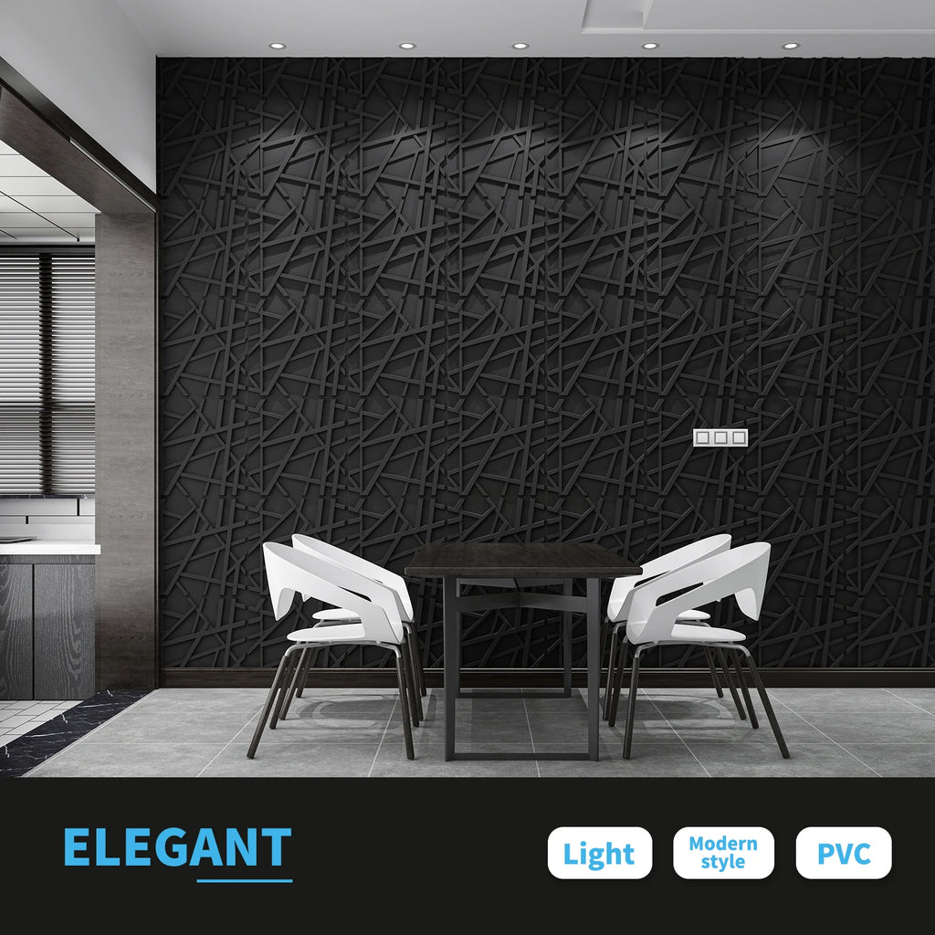 Black Textured Wall Decor
