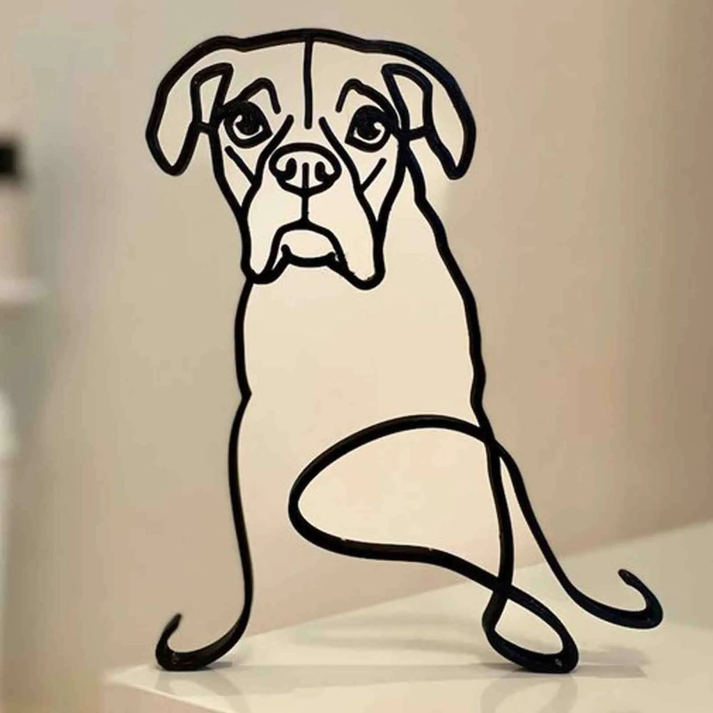 Metal Statue Various Abstract Dog Sculptures