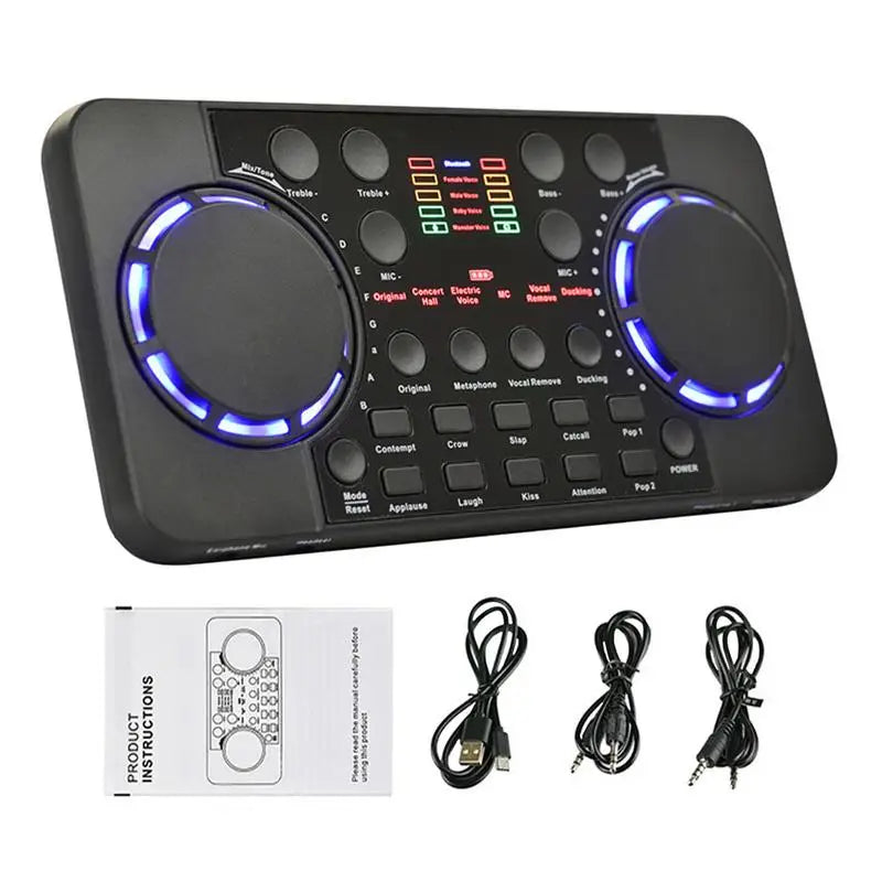 V300 Live Streaming Audio Interface Mixer