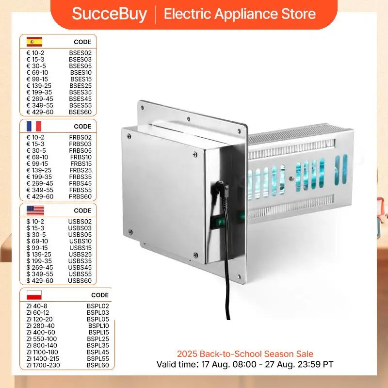 Air Purifier Whole House 18/24W Light Scrubber