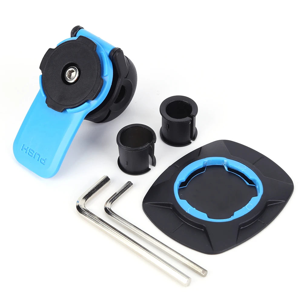 Motorcycle Bike Phone Holder Shock Absorber Quad Lock