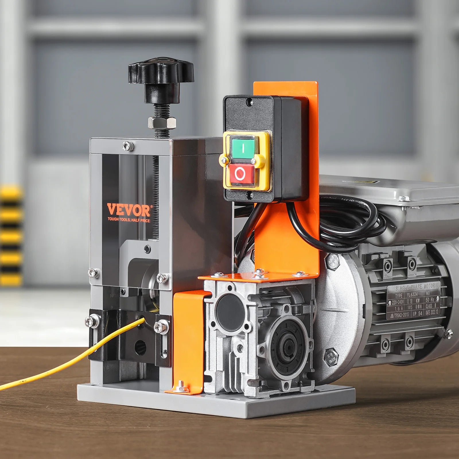 Wire Stripping Machine 180W 60ft/min 3 Feeding Holes