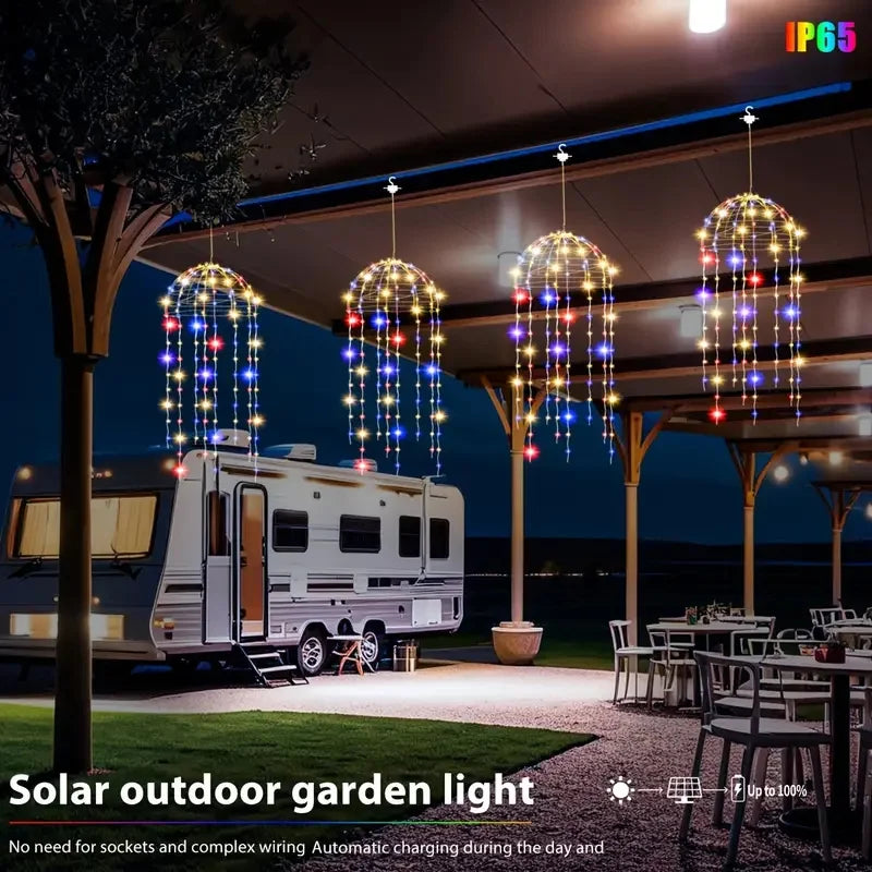 Solar Jellyfish Pendant Light