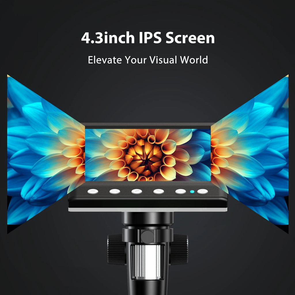 4.3'' Digital Microscope 1000X 1080P Video