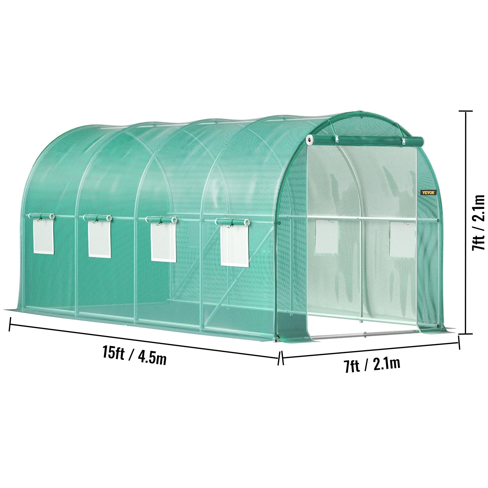 Greenhouse Galvanized Frame & Waterproof Cover