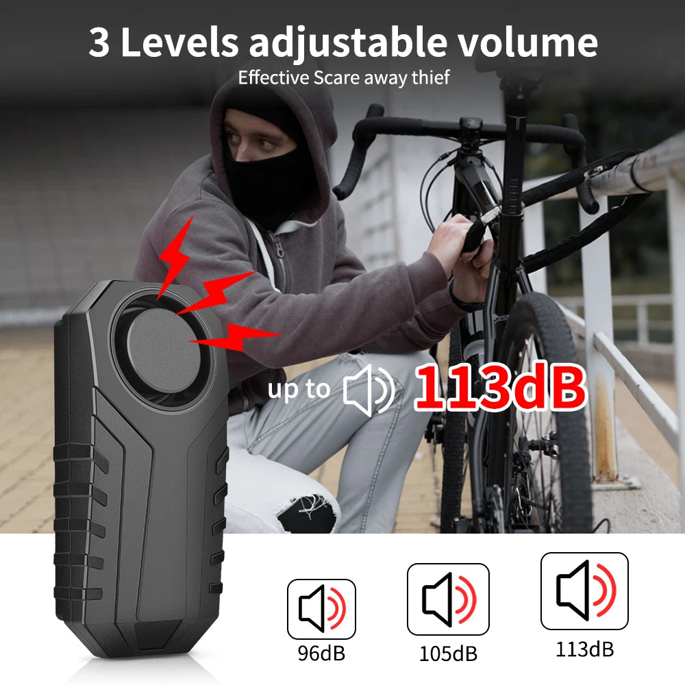 Scooter Motorcycle Bicycle Security Protection Alarm System