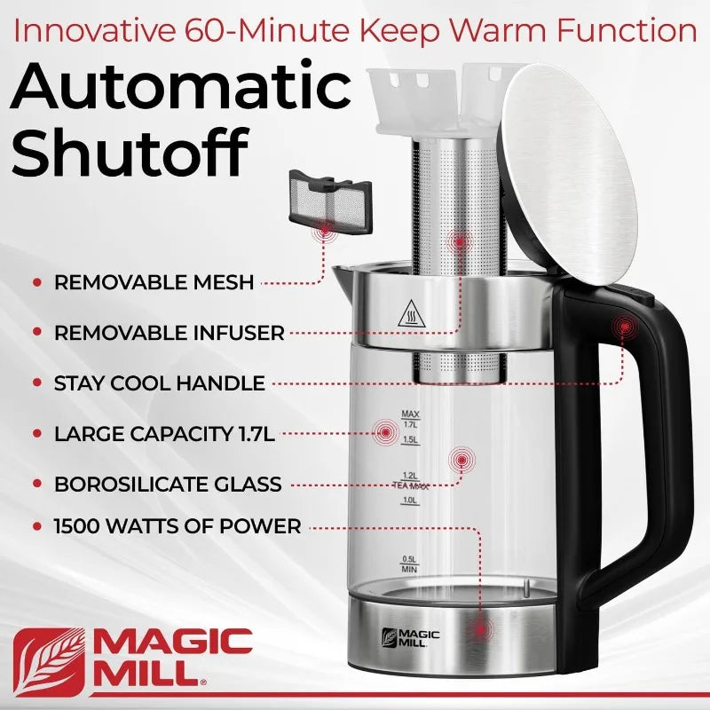 Keep Warm Rapid Boil Automatic Shut Off