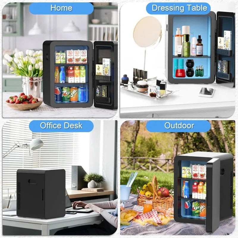 Mini Fridge 30 Cans Cooler Warmer AC/DC