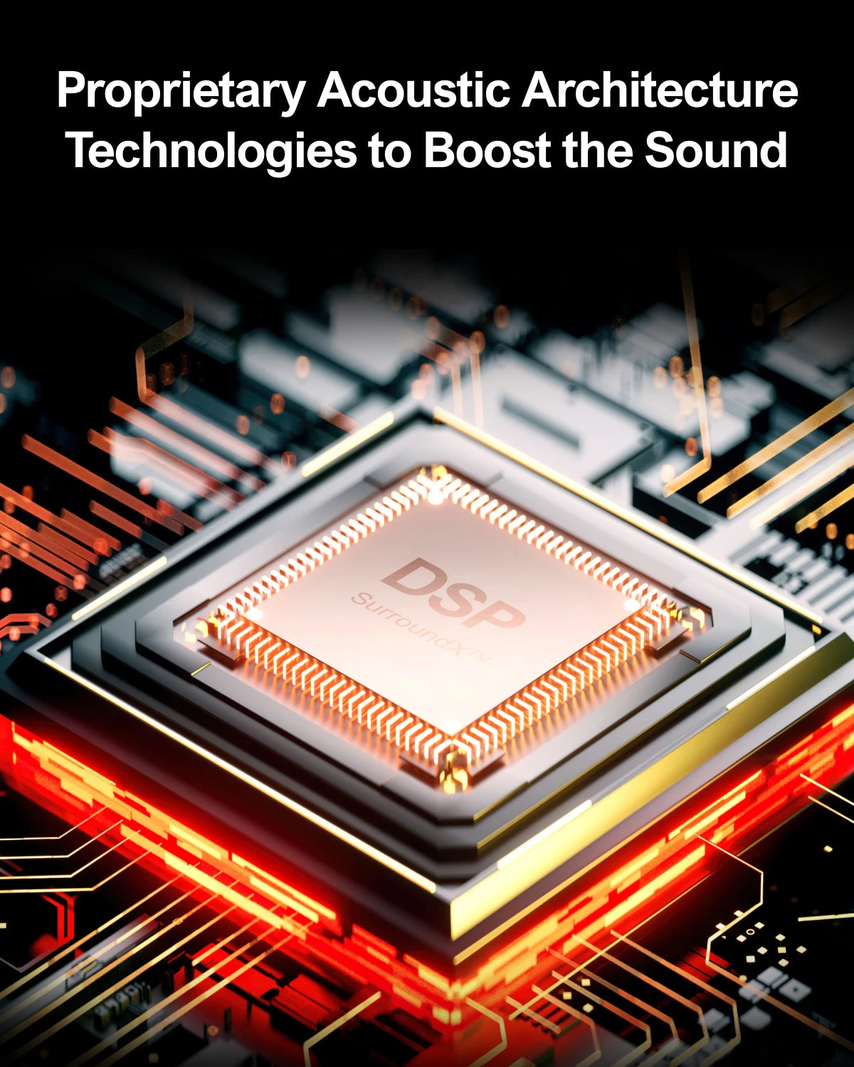 320W 5.1 Wireless Soundbar Subwoofer APP Control