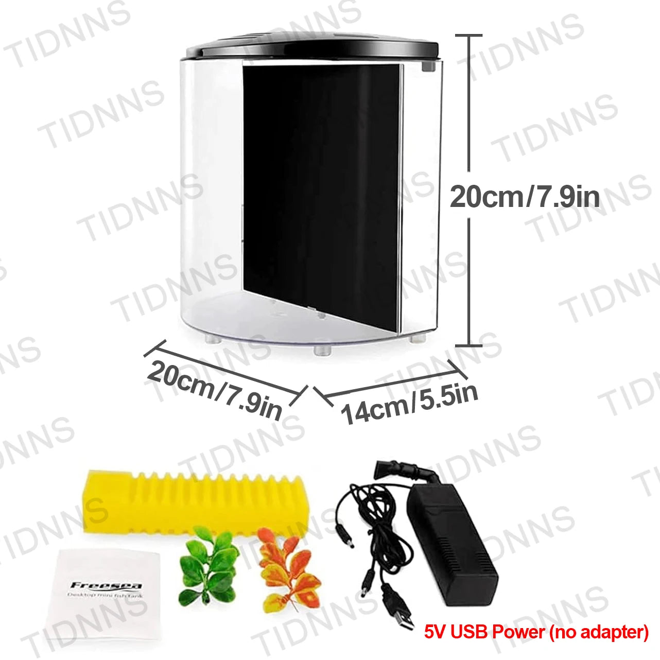 Desktop Fish Tank Light And Filter Pump