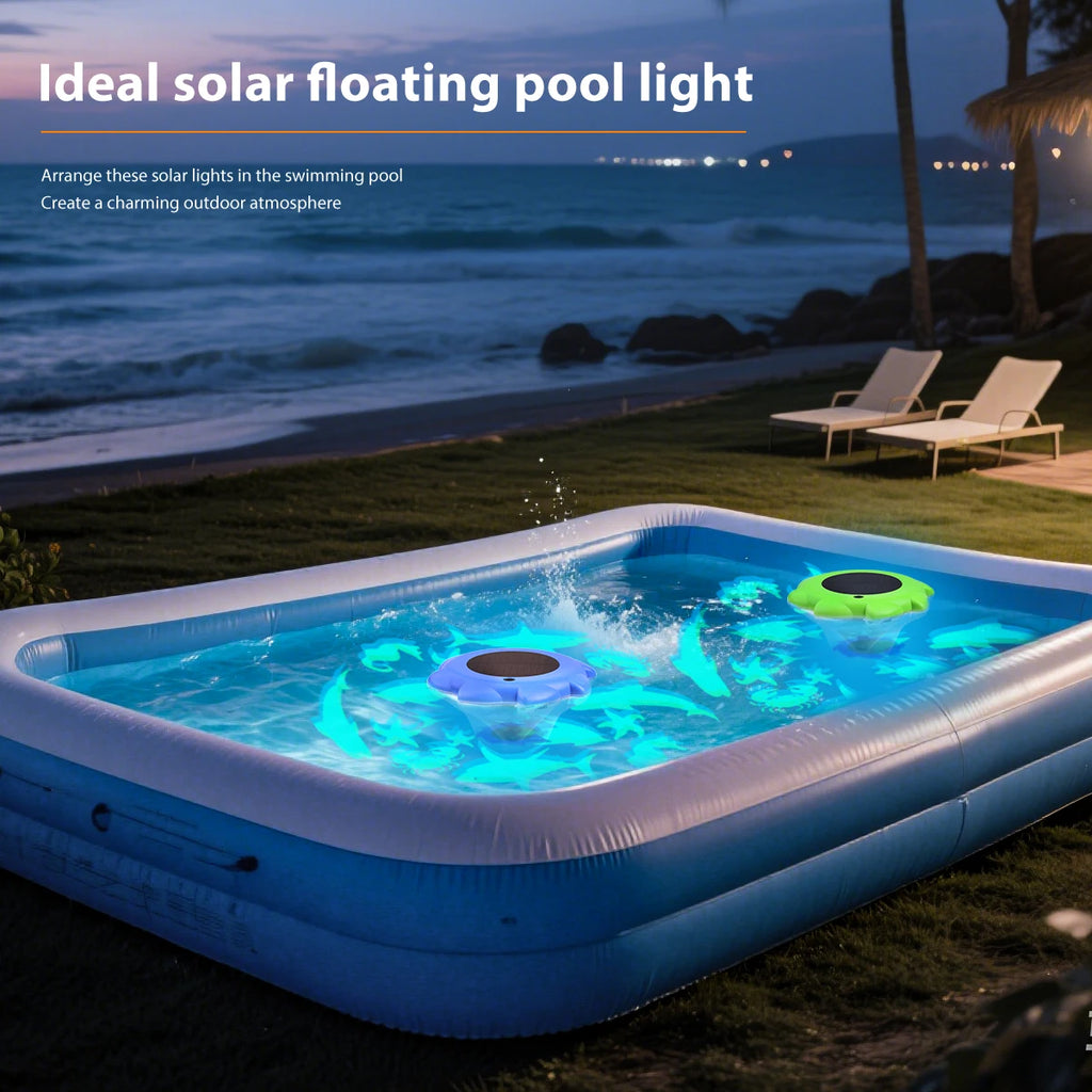 Waterproof Solar-Powered Floating Pools Lights