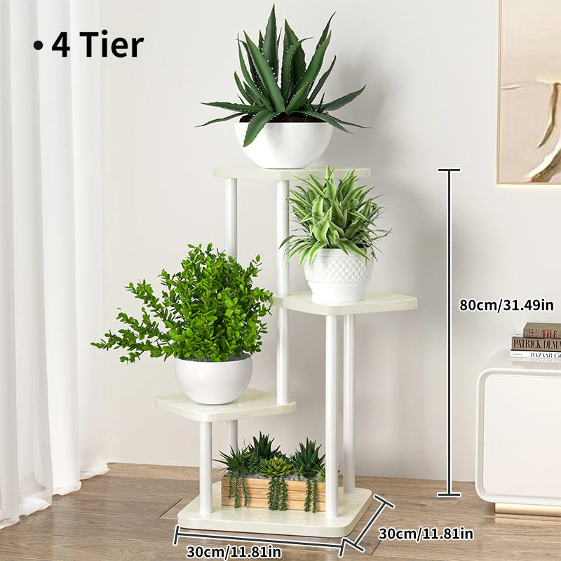 Tier Shelf Planter Rack Indoor Garden Balcony