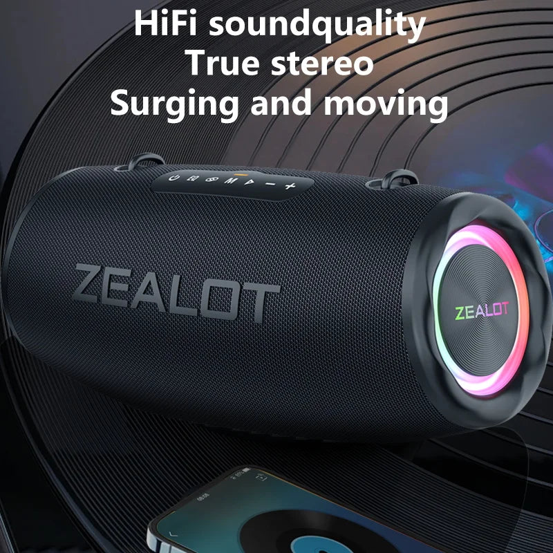 Bluetooth Speaker 80W High Volume Subwoofer Waterproof
