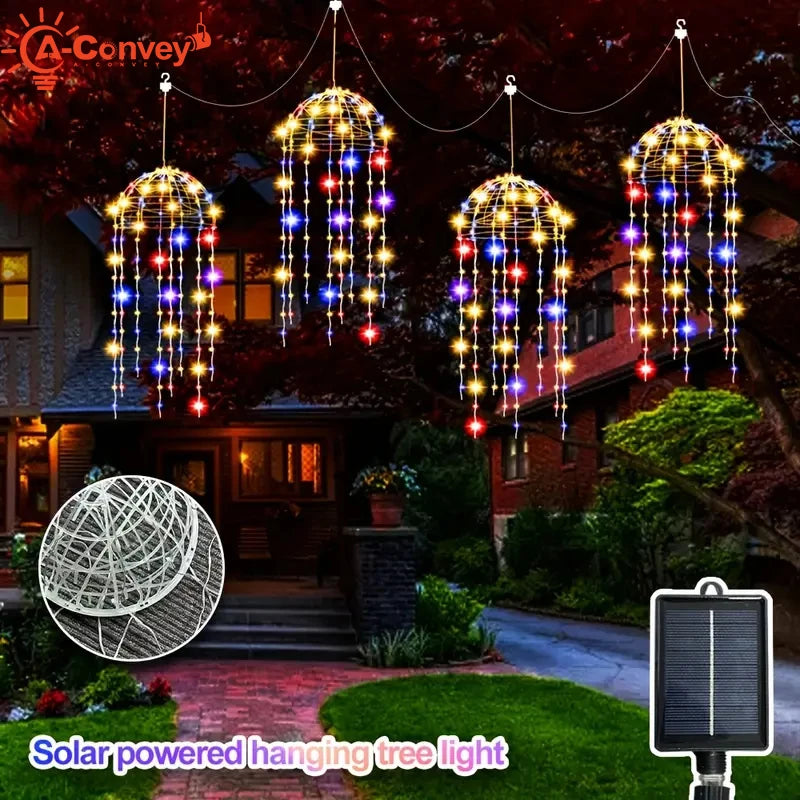 Solar Jellyfish Pendant Light