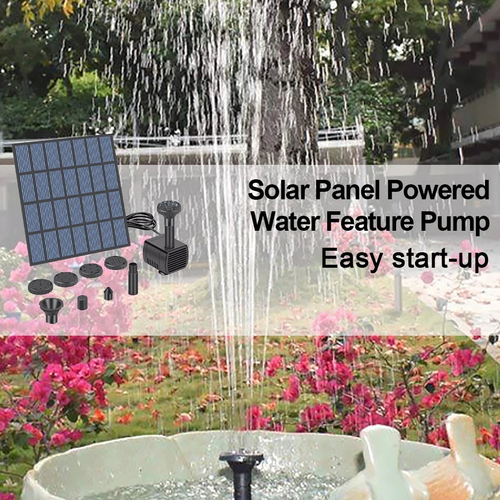 Solar Powered Water Fountain