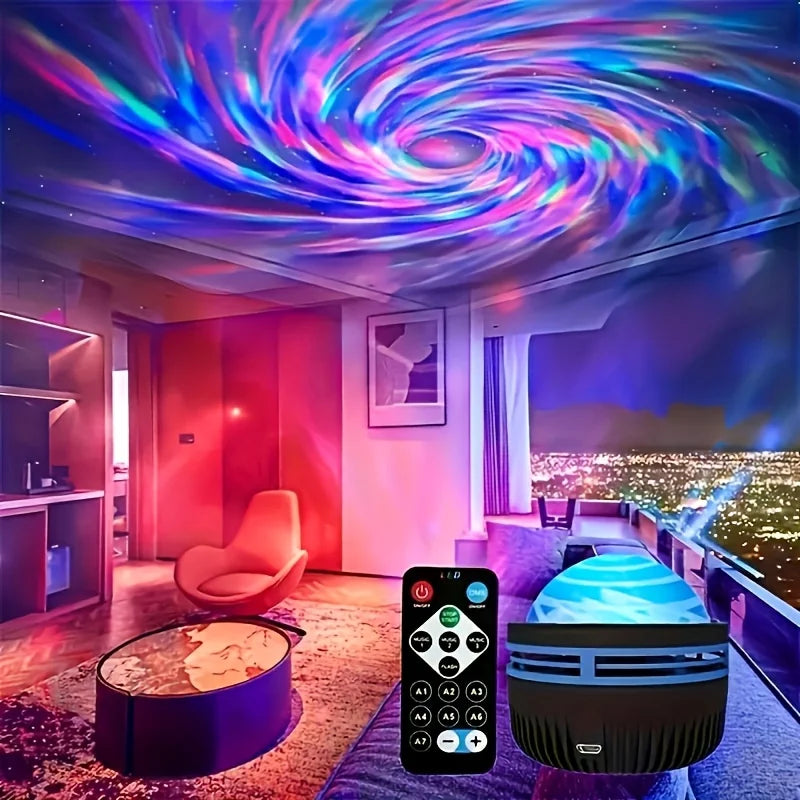 Star Projector 7 Effects Night Light Remote