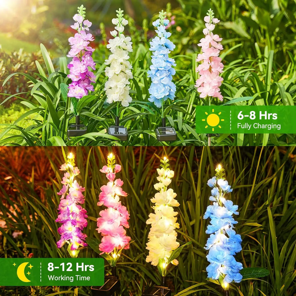 Upgraded Solar Lighted Flowers 36 LEDs