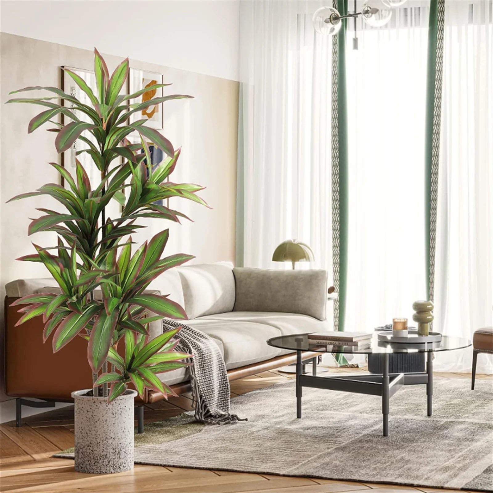 Artificial Dracaena Plant 120cm/150cm Adjustable Branches Leaves