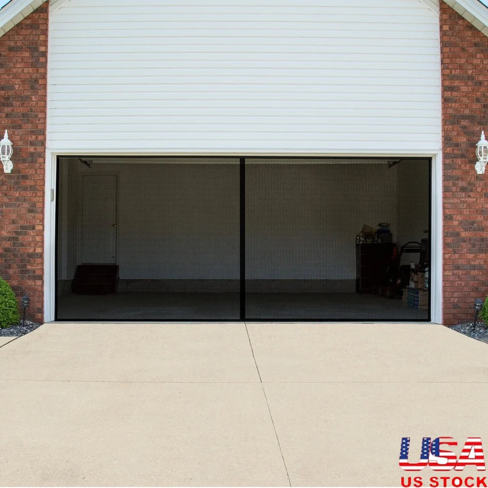 Magnetic Garage Screen Bug Barrier Extra Privacy Airflow