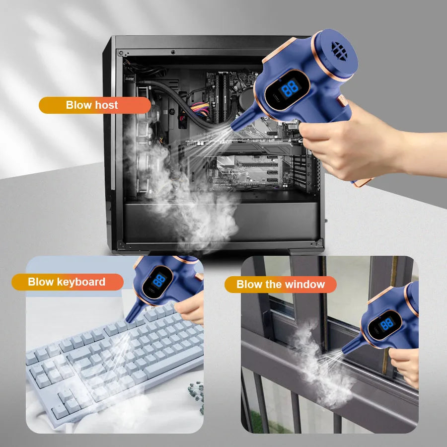 ABS Wireless High Powered Mini Vacuum Cleaner