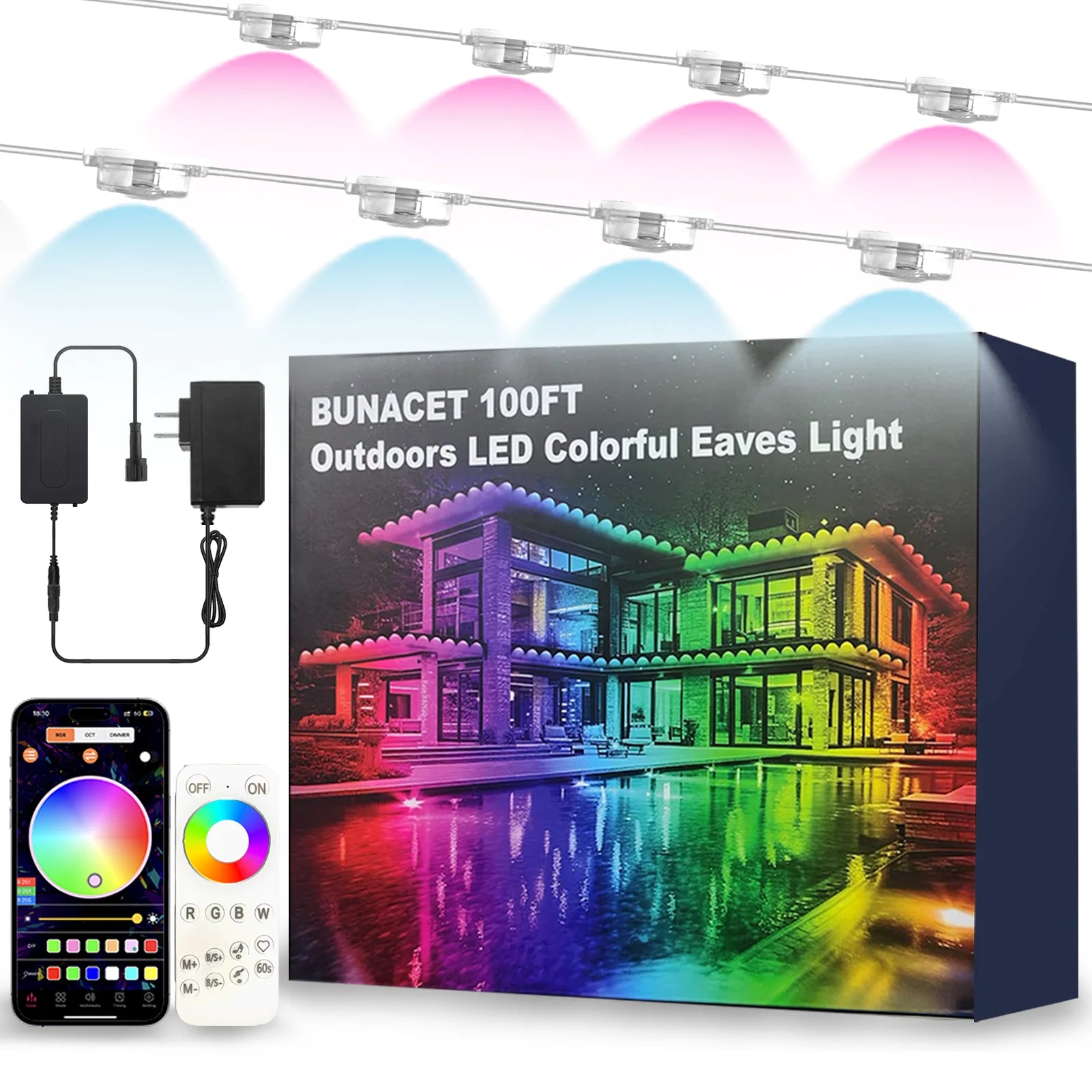 Permanent Eaves Smart LED Light Remote