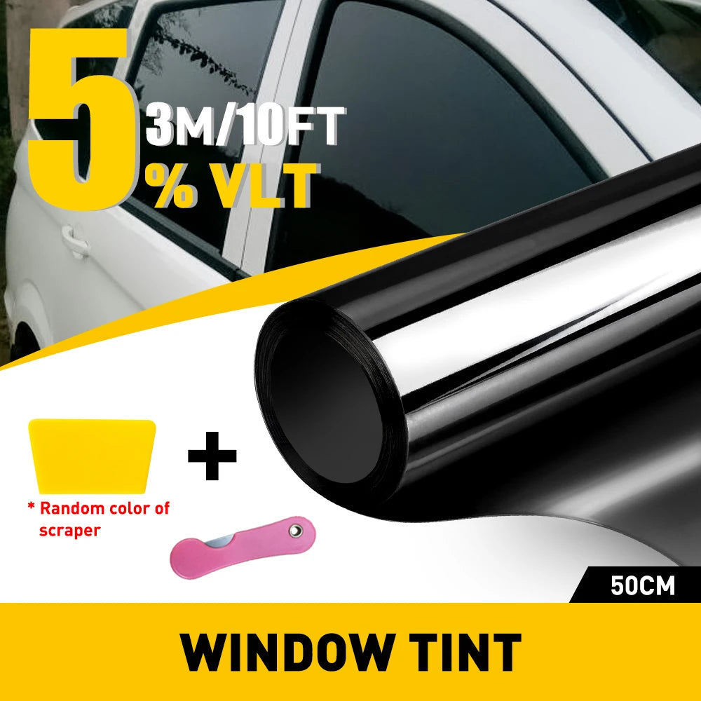 50x300 cm Privacy Tint Film 5% VLT UV