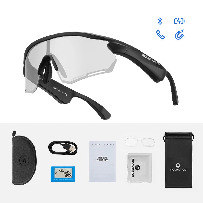 Bluetooth Polarized Sunglasses Headset UV400