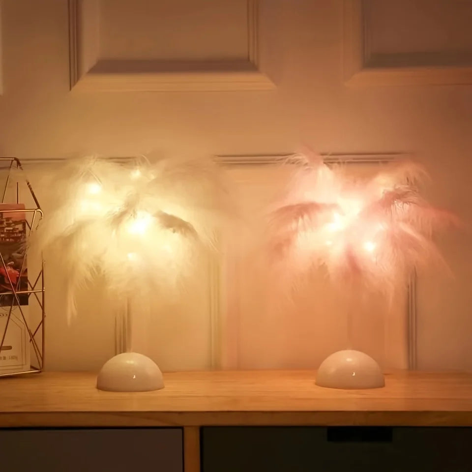 Creative Feather Table Lamp