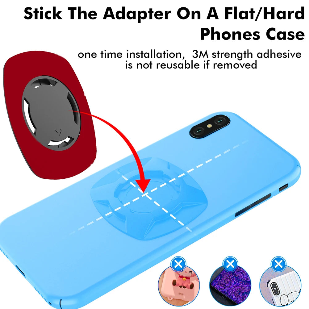 Motorcycle Bike Holder Quad Lock Security 360°