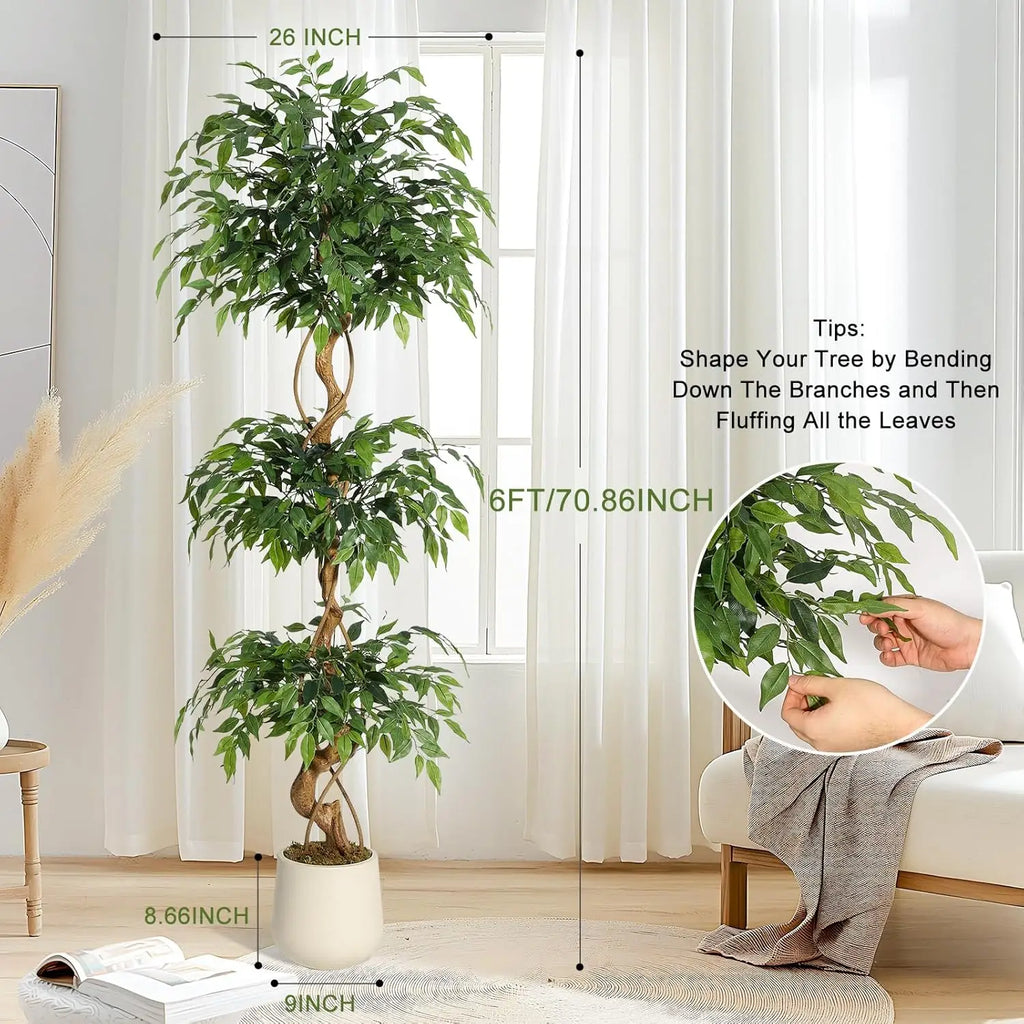 Ficus Tree Artificial Plants Indoor