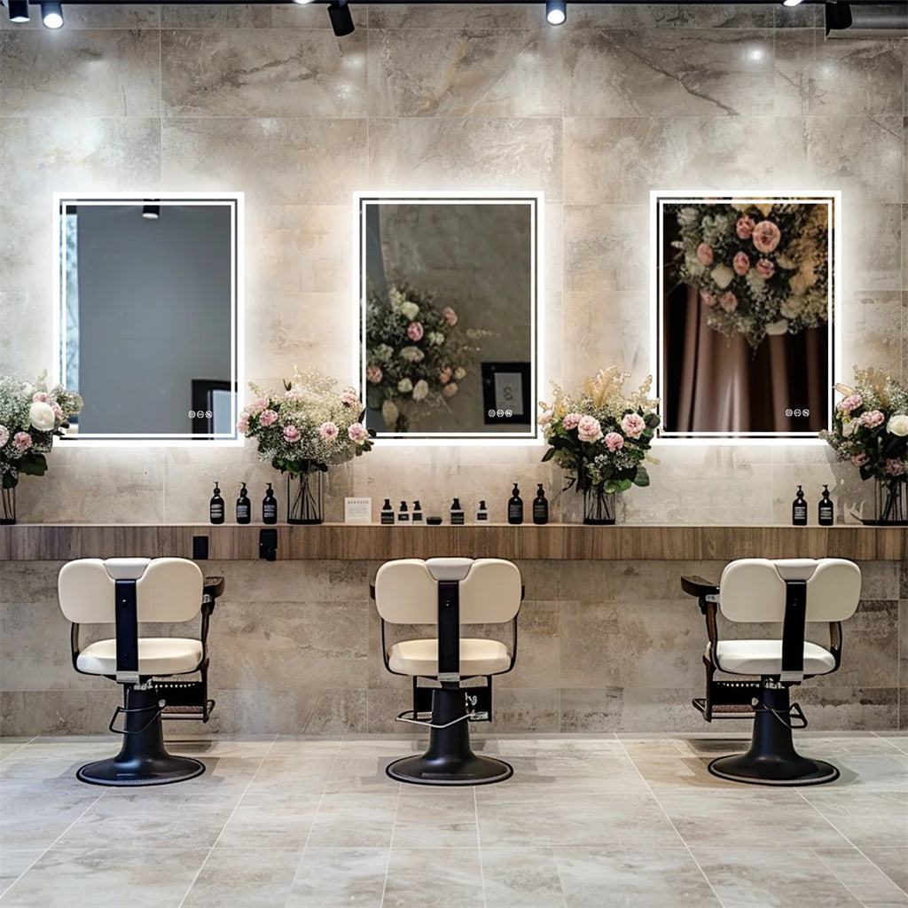 Illuminate LED Backlight Mirror Frameless Dimmable Defog