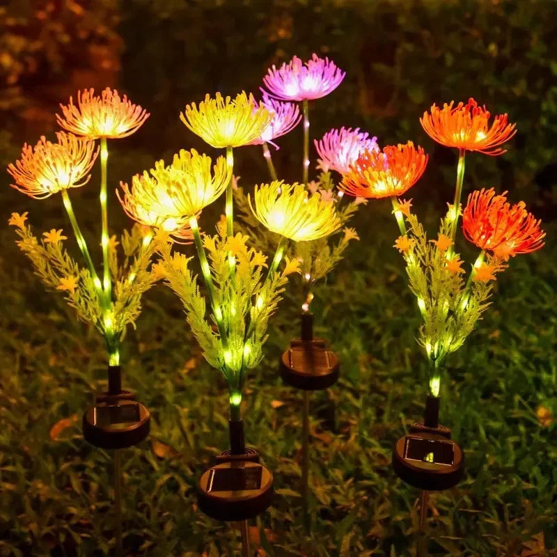 Sunflower Solar Garden Lawn Lights