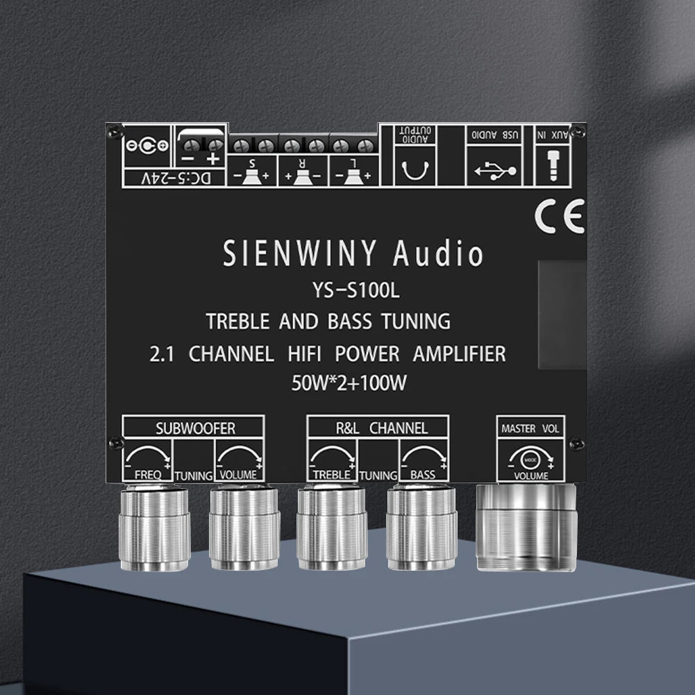 Audio Stereo Subwoofer Bluetooth Amplifier