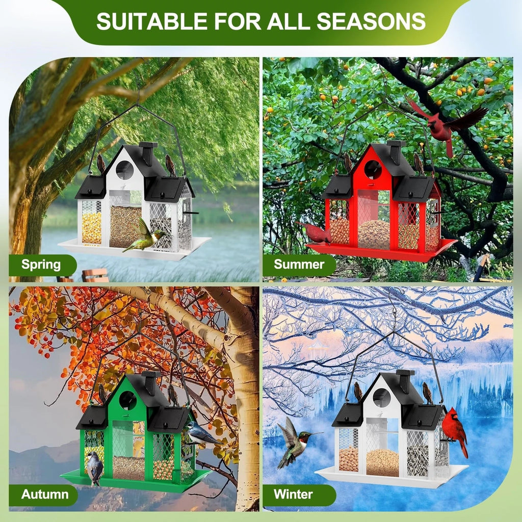 Outdoor Hanging Wild Bird Feeder Large