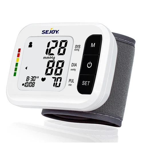 Wrist Blood Pressure Monitor Heart Rate