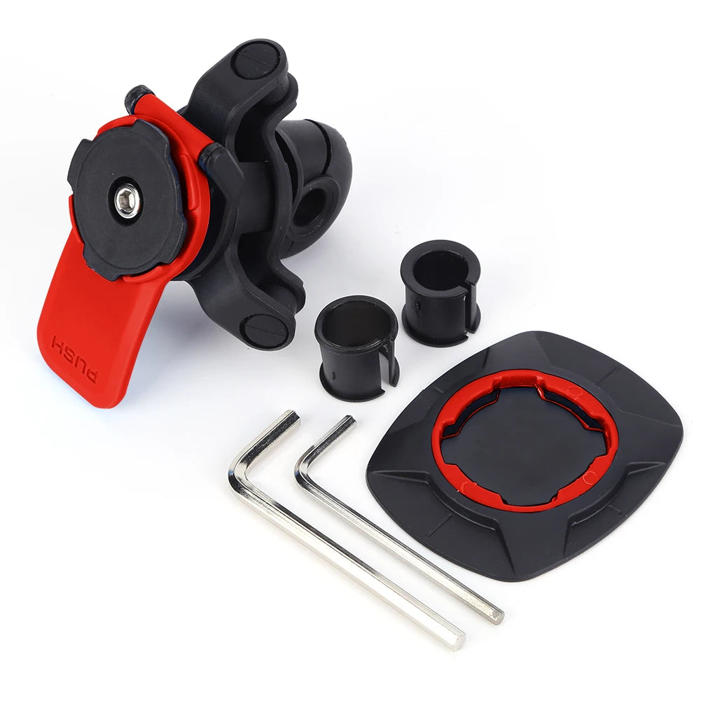 Motorcycle Bike Phone Holder Shock Absorber Quad Lock