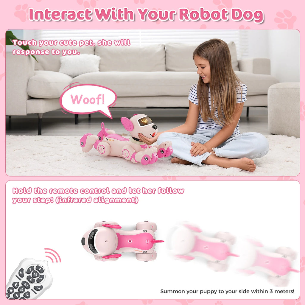 Robot Dog Remote Touch Sensor 20+ Mode