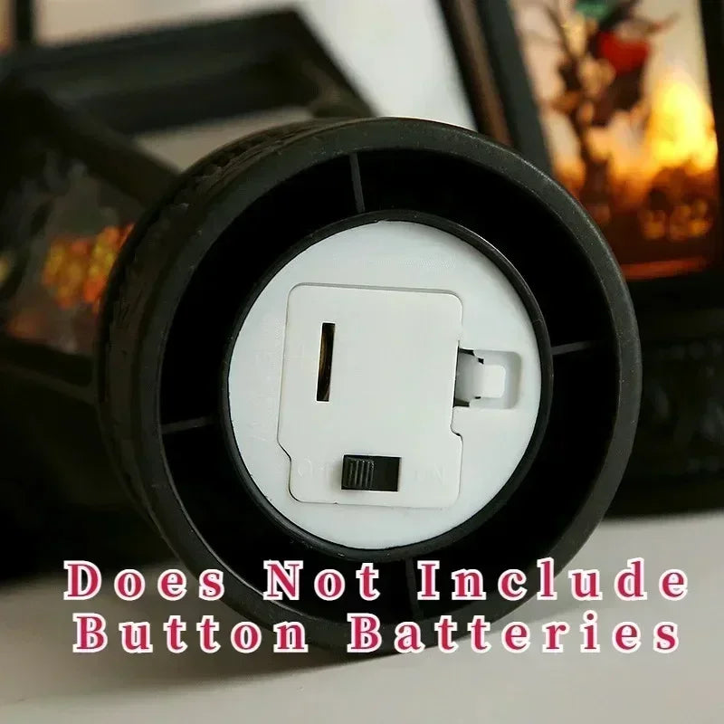 Witch Castle Ghost Pumpkin Dangling Candle Lights