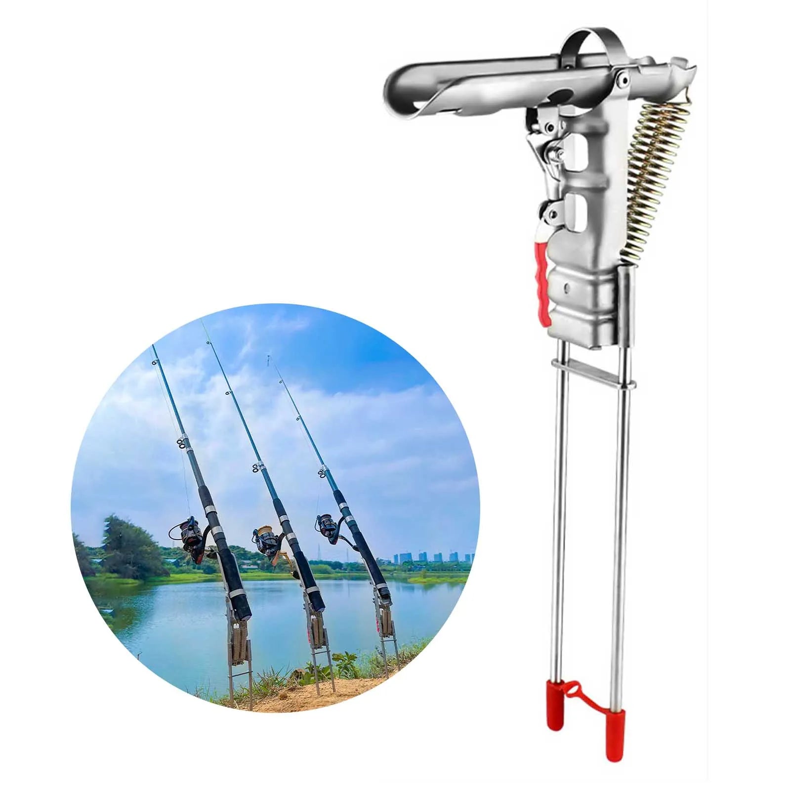 Stainless Steel Fishing Rod Stand Holder