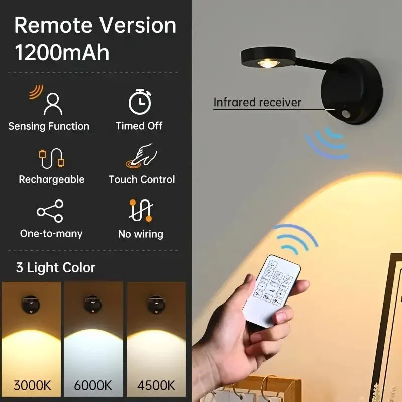 Intelligent Sensing Wireless Wall Lamp
