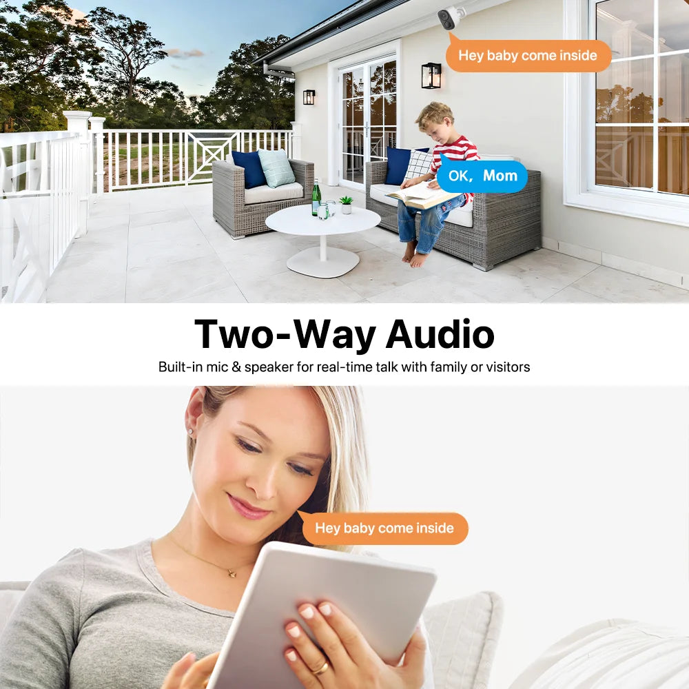 Solar Security Cameras Wireless Outdoor Battery