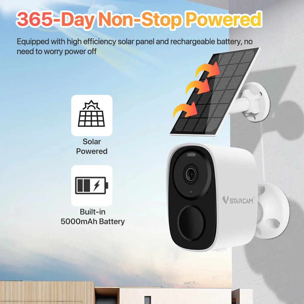 Solar Security Cameras Wireless Outdoor Battery