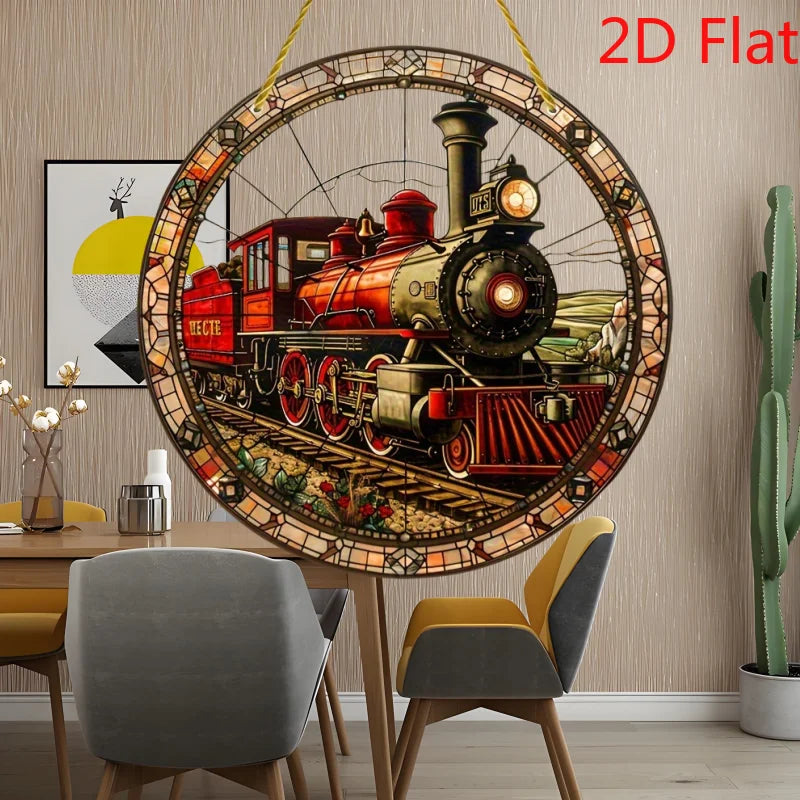 2D Stained Glass Suncatcher