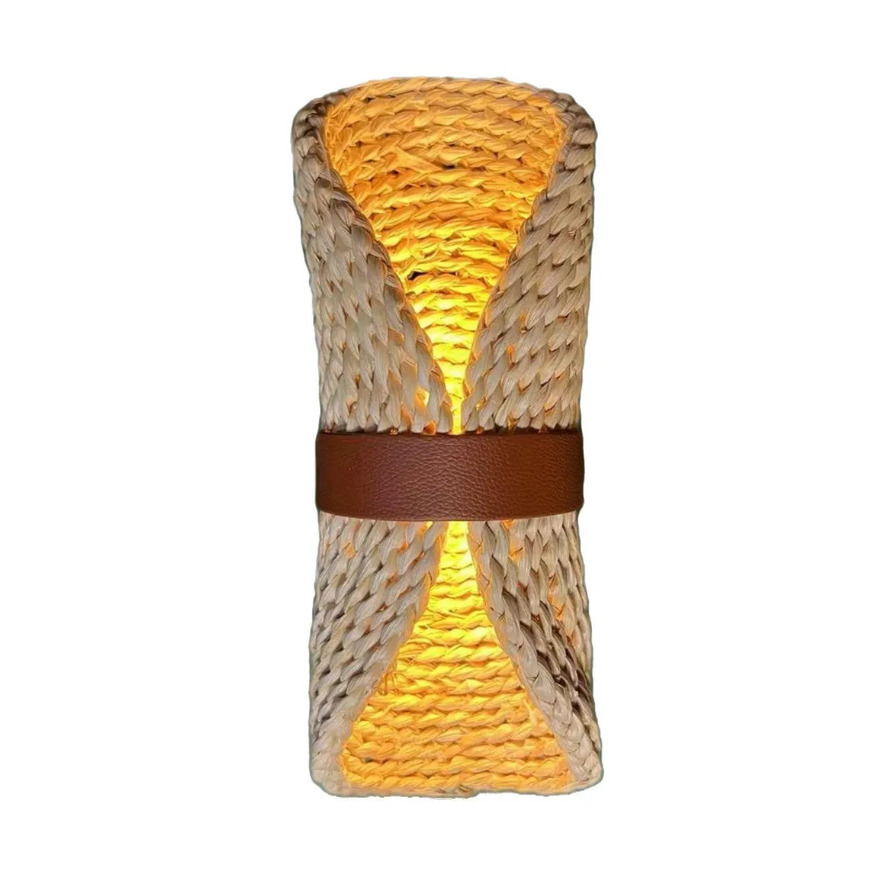Japanese Retro Hand Woven Rattan Shade Lamp