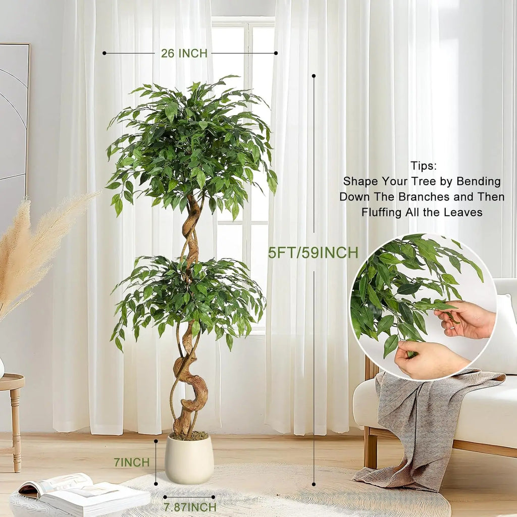 Ficus Tree Artificial Plants Indoor