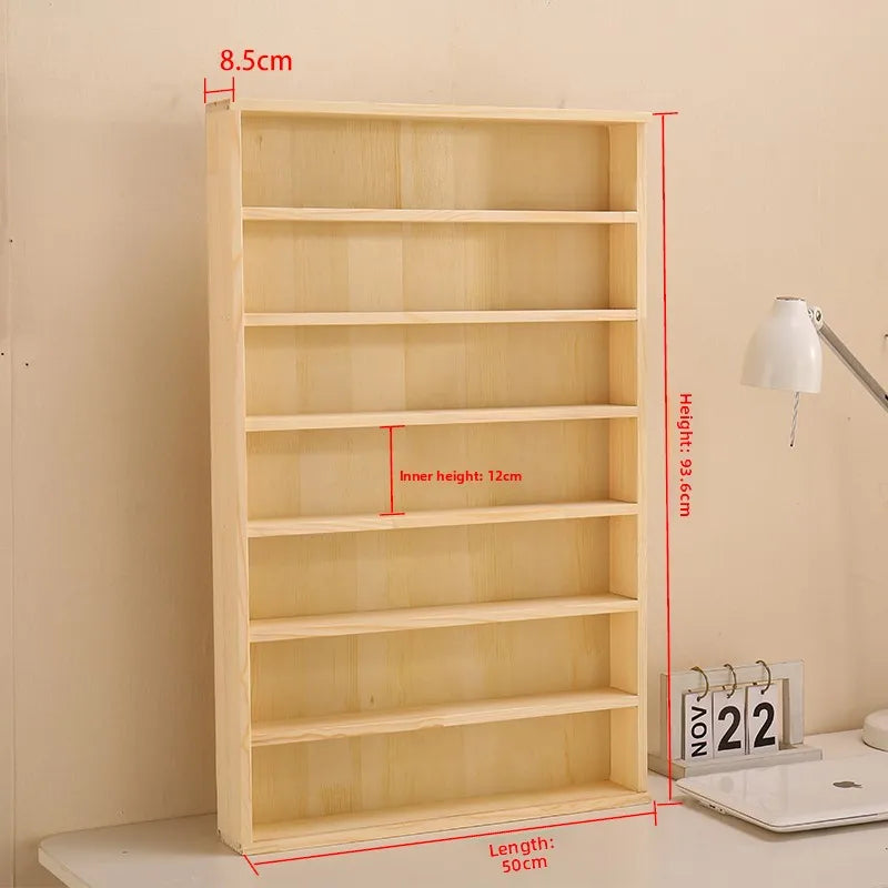 Wooden Display Dustproof Hanging Storage Organizer