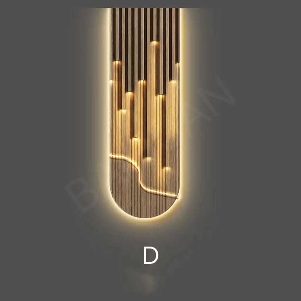 Modern Abstract Mural Luxury LED Wall Lamps