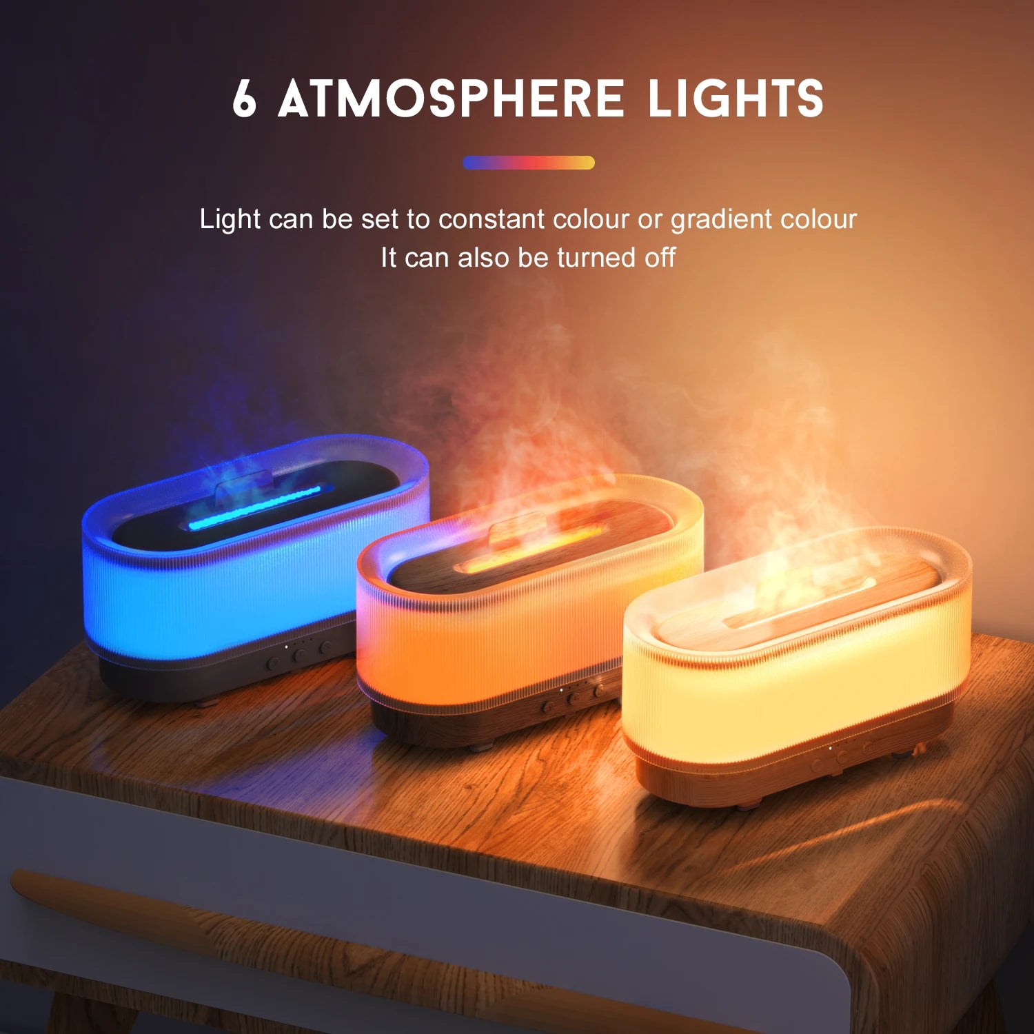 Fire Flame Aromatherapy ultrasonic Humidifier